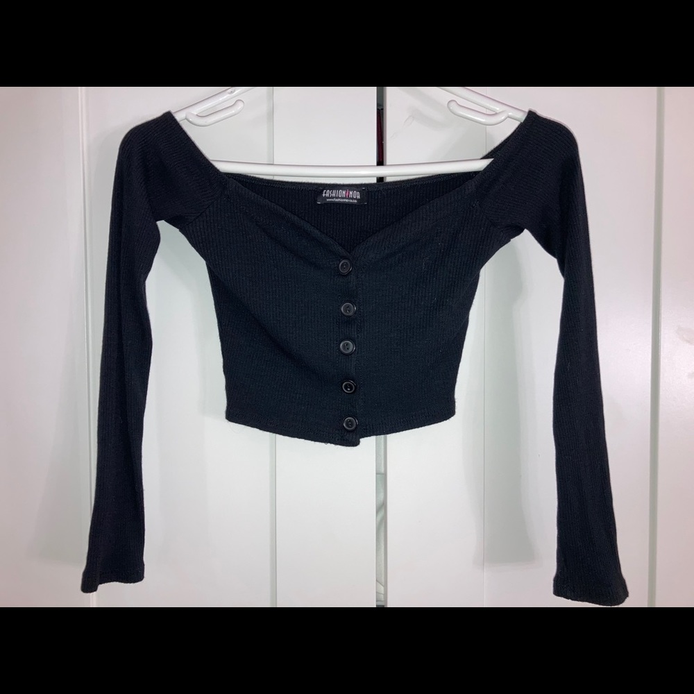 Fashion Nova Off the Shoulder Crop Top